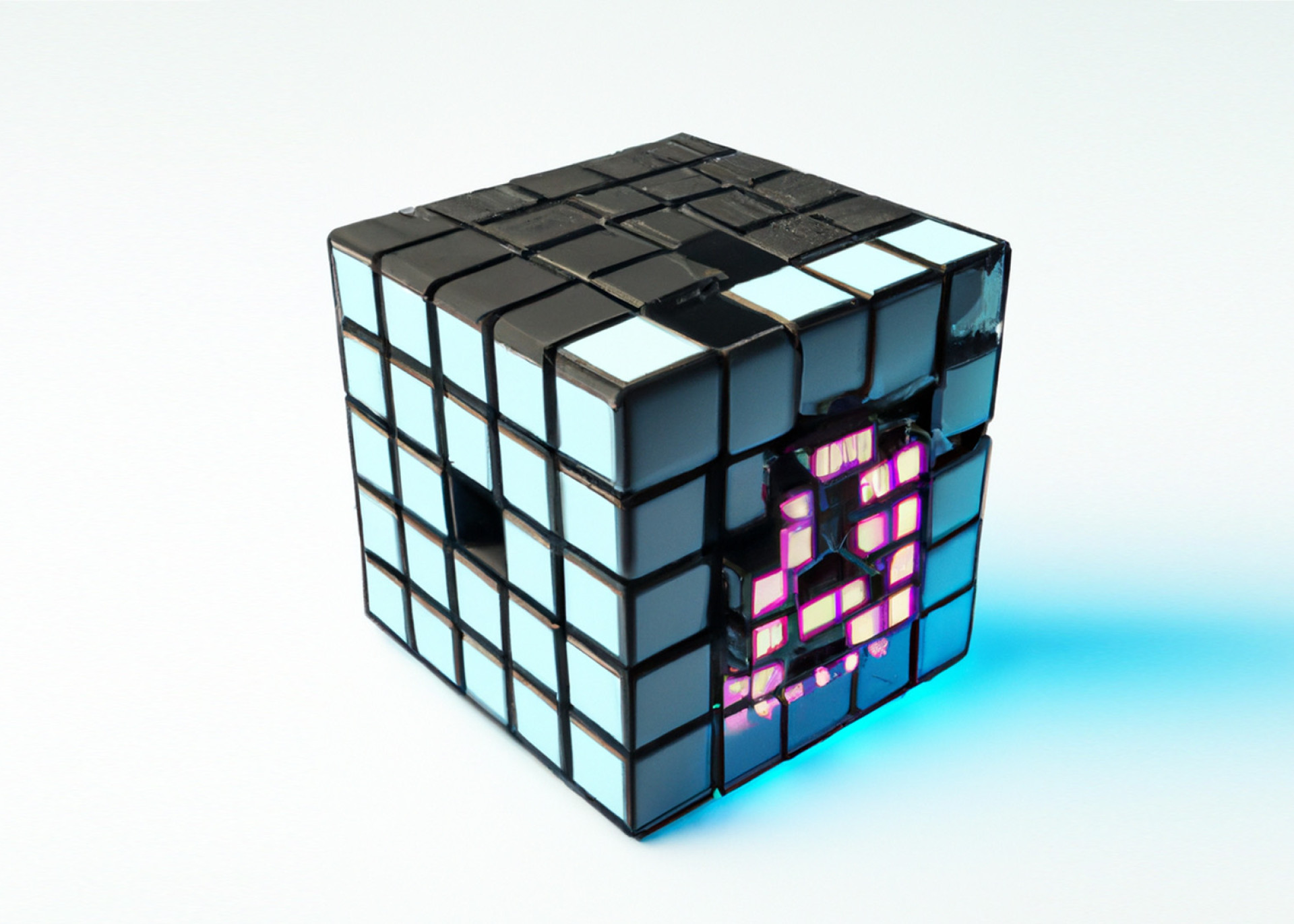 KI generiertes Bild eines Rubiks Cubes