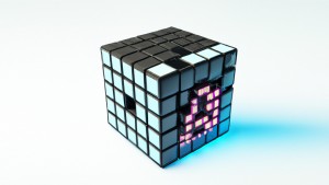 KI generiertes Bild eines Rubiks Cubes