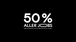 Teaser-Bild – 50% aller Jobs mit Potenzial von KI verändert zu werden
