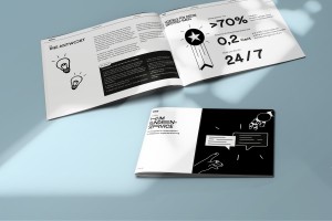 KI im Kundenservice Guide aufgeschlagen